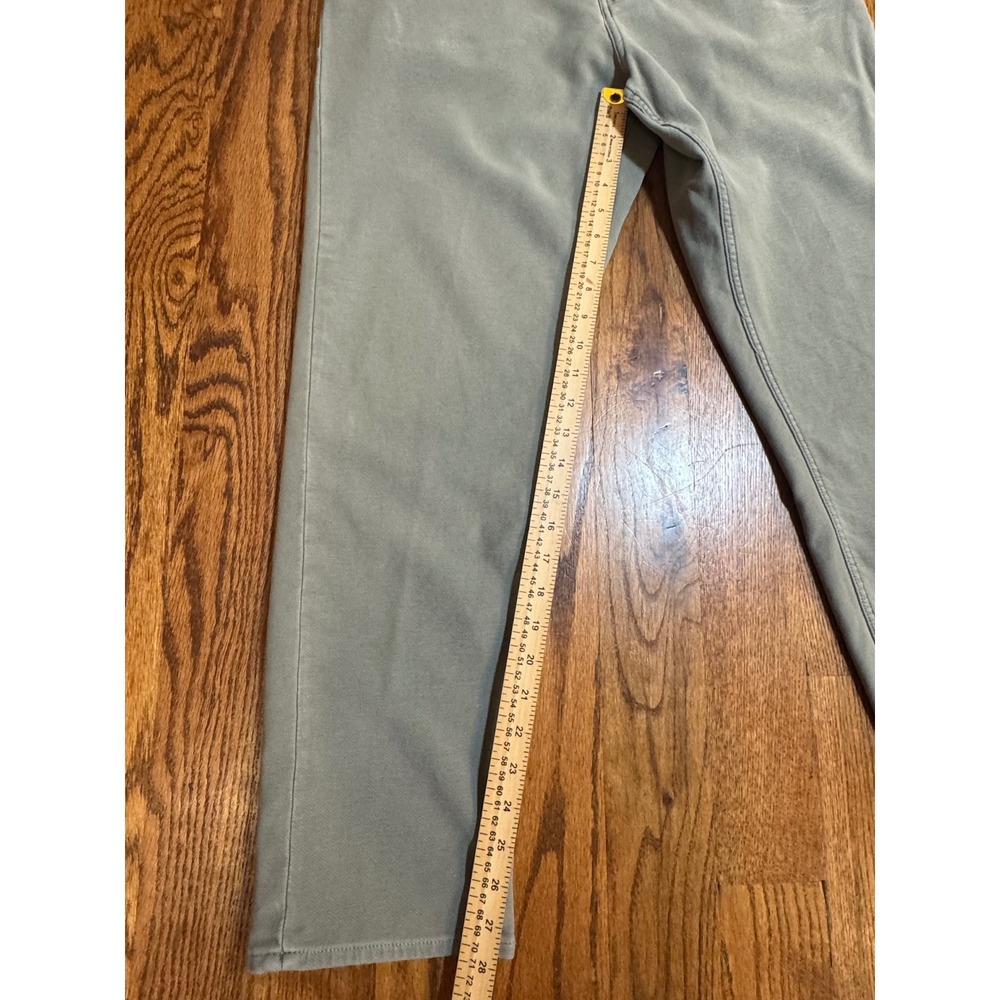 Faherty Brand Mens 5-Pocket Straight Leg Pants Sage Green Grey 38x30 - Picture 5 of 16